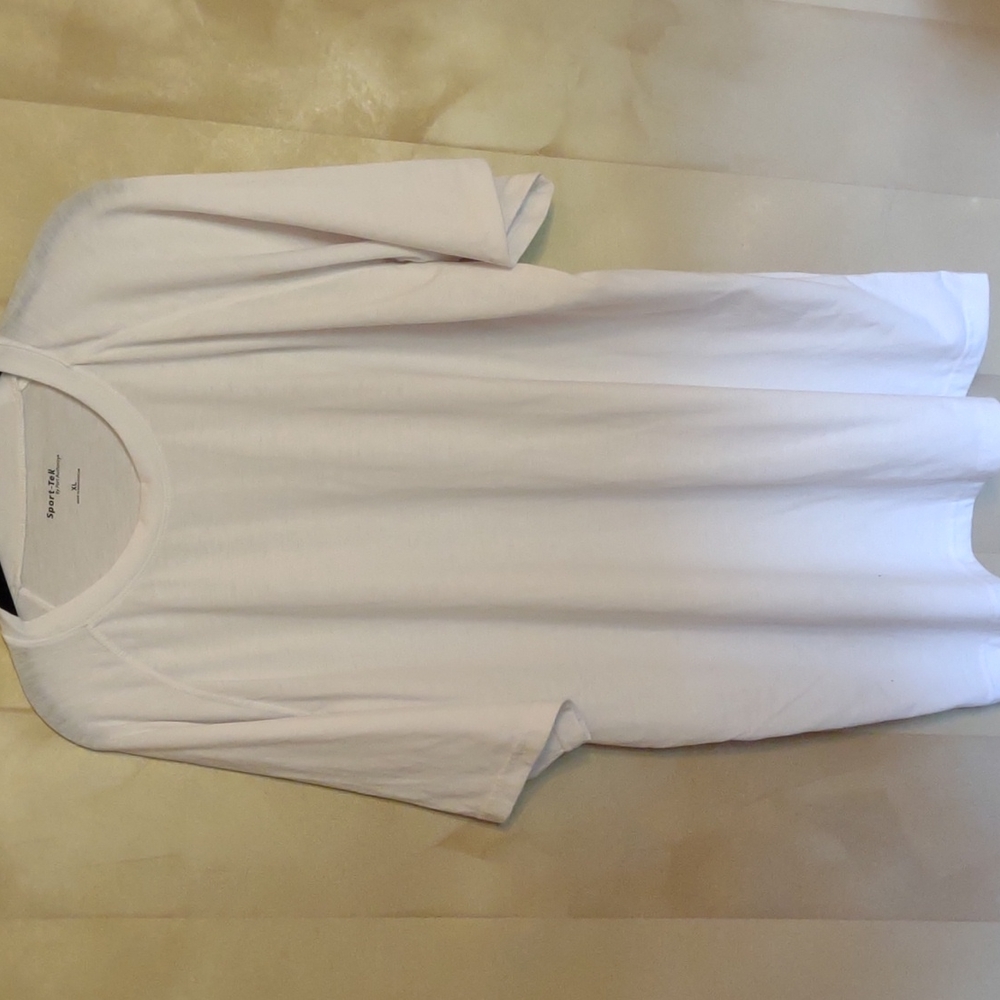 Sport tech by Port authority white short sleeve t-shirt